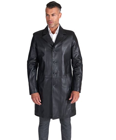 cappotto uomo pelle nera burberry london|Men’s Coats .